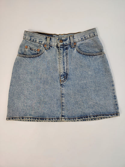 Levi's Orange Tab Denim Skirt