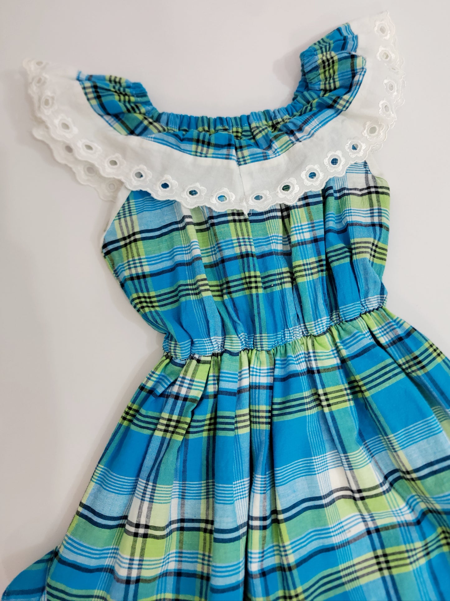 Mommy & Me - Dody Checkered Vintage Dresses