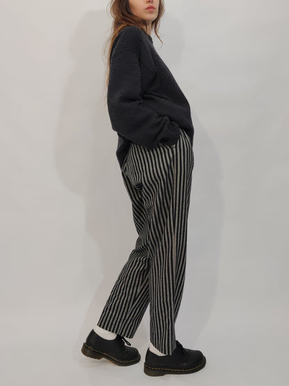 '80s Hand Crafted Wool Trousers