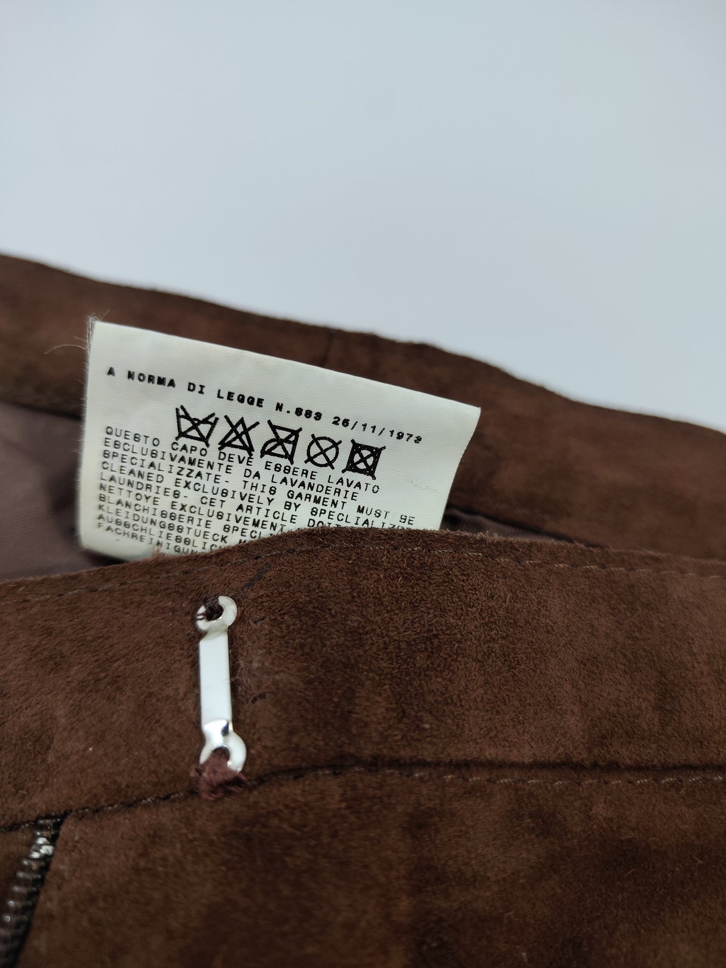 Gianfranco Ferrè Suede Trousers