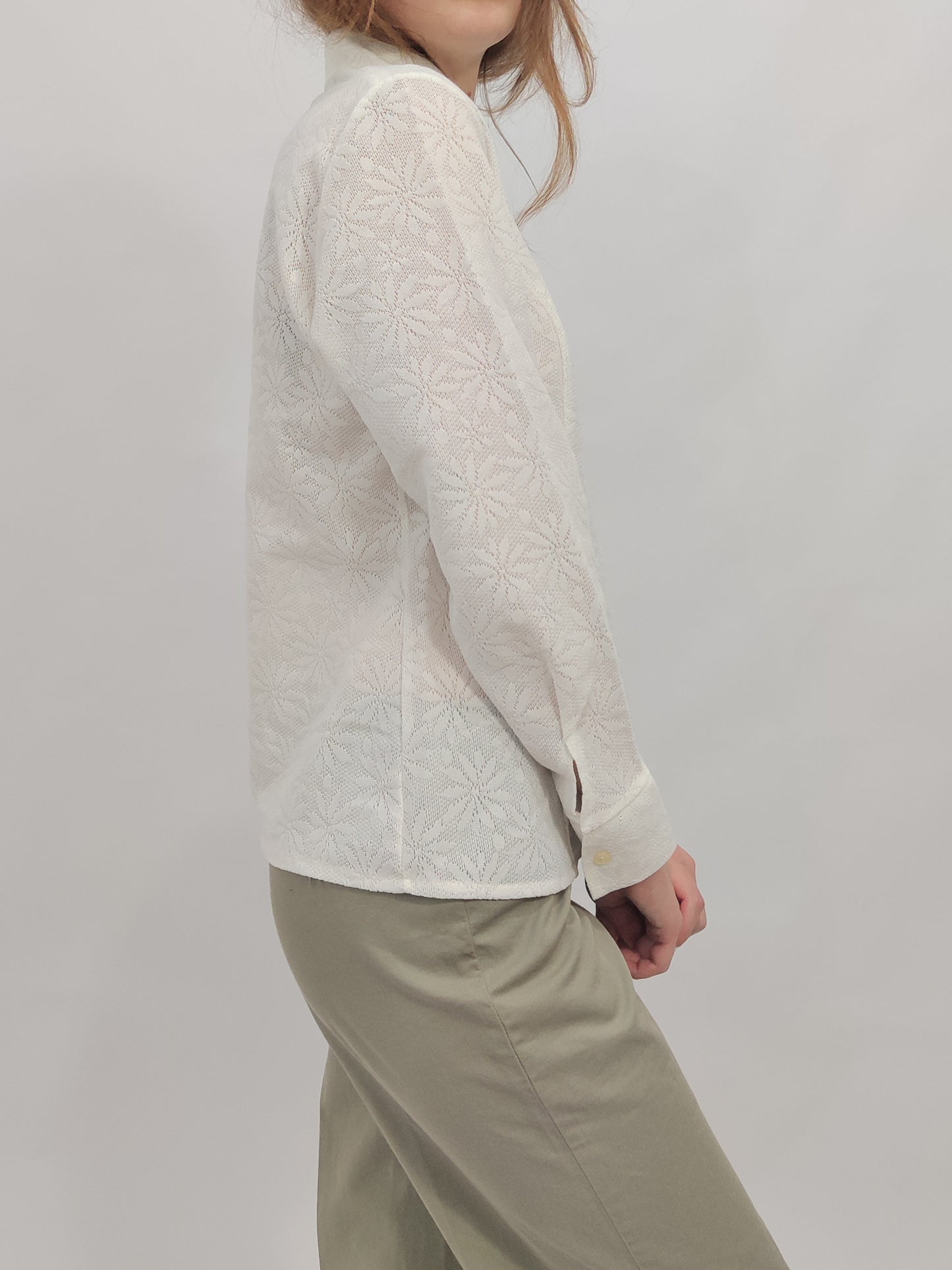 '70s Floral Jacquard Shirt