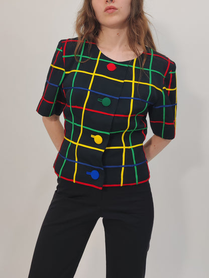 ‘80s Vintage Cropped Blazer