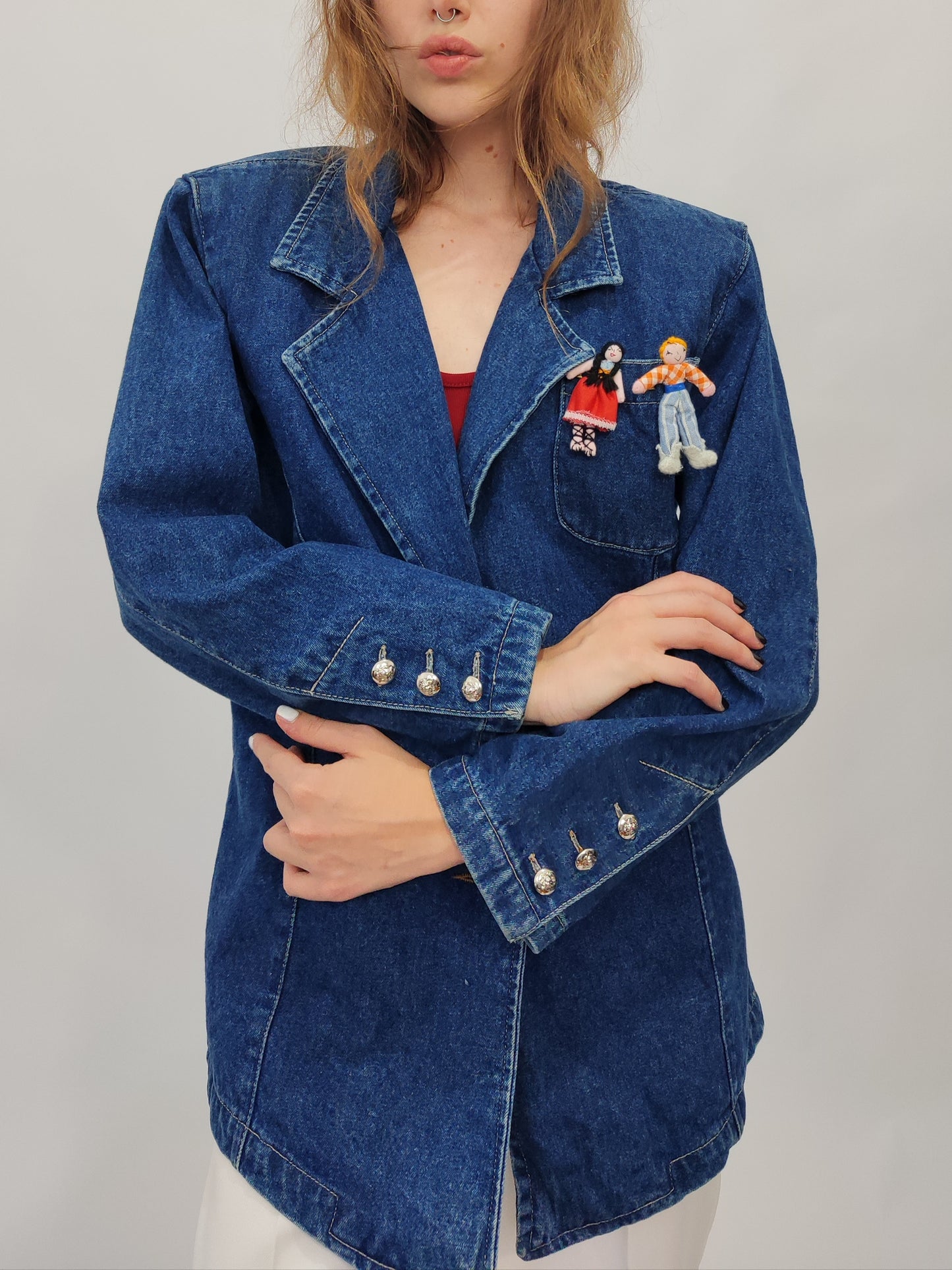 Vintage Denim Blazer