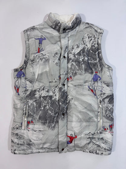 Vintage All-over Print Ski Jacket