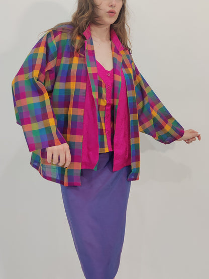 Vintage Deadstock Checkered Co-Ord