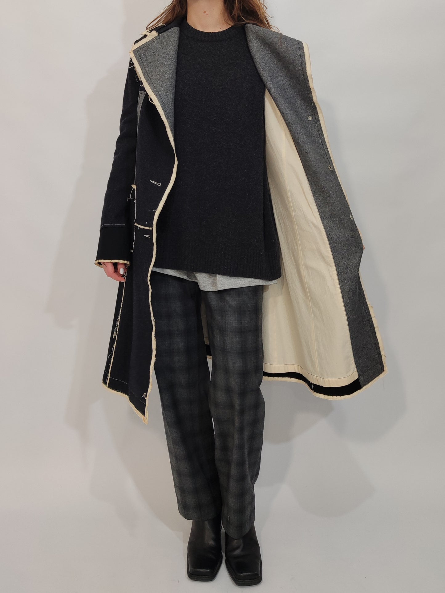Y2K 100% Wool Coat
