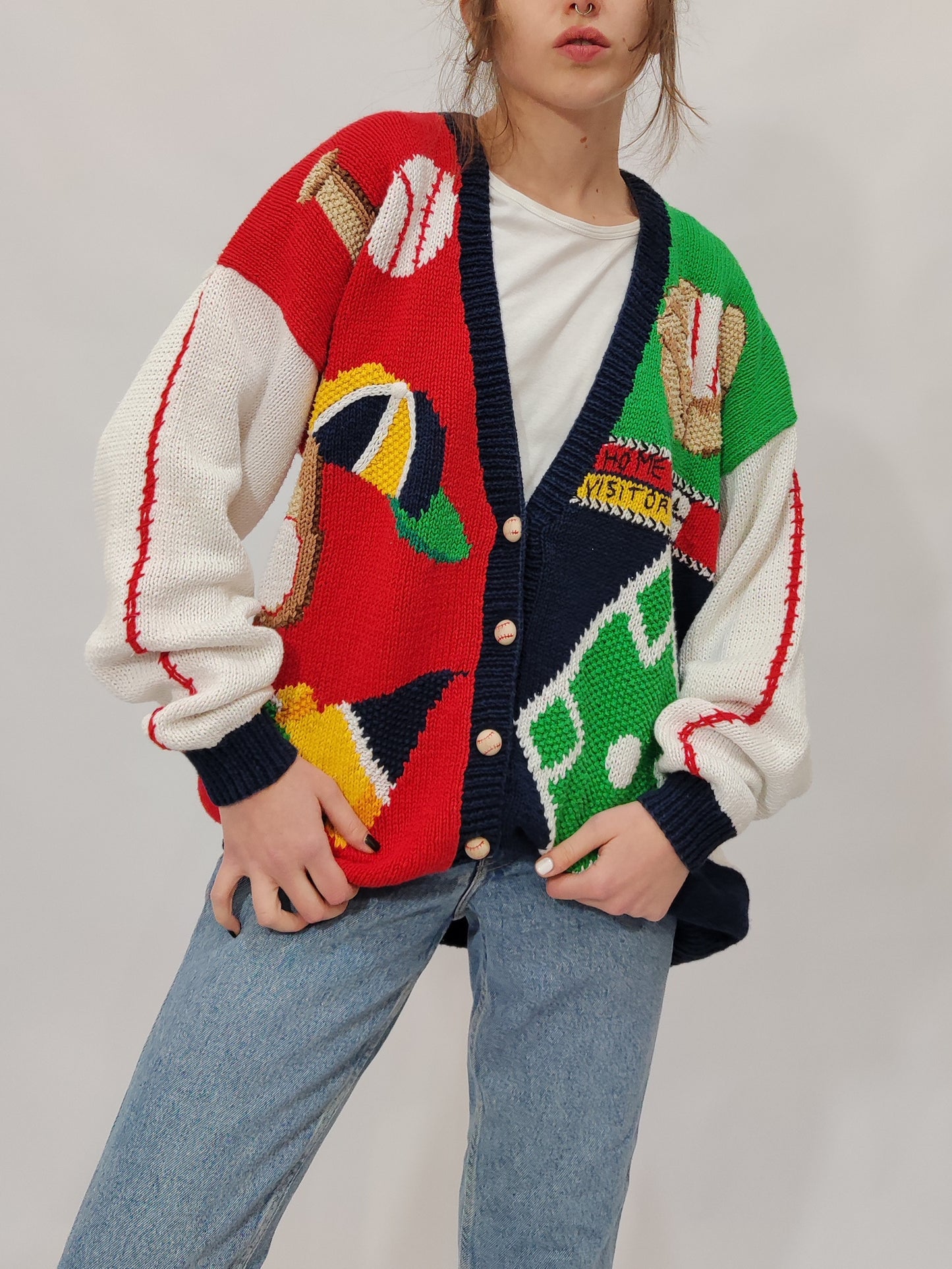 M. Christina '80s Handmade Cardigan