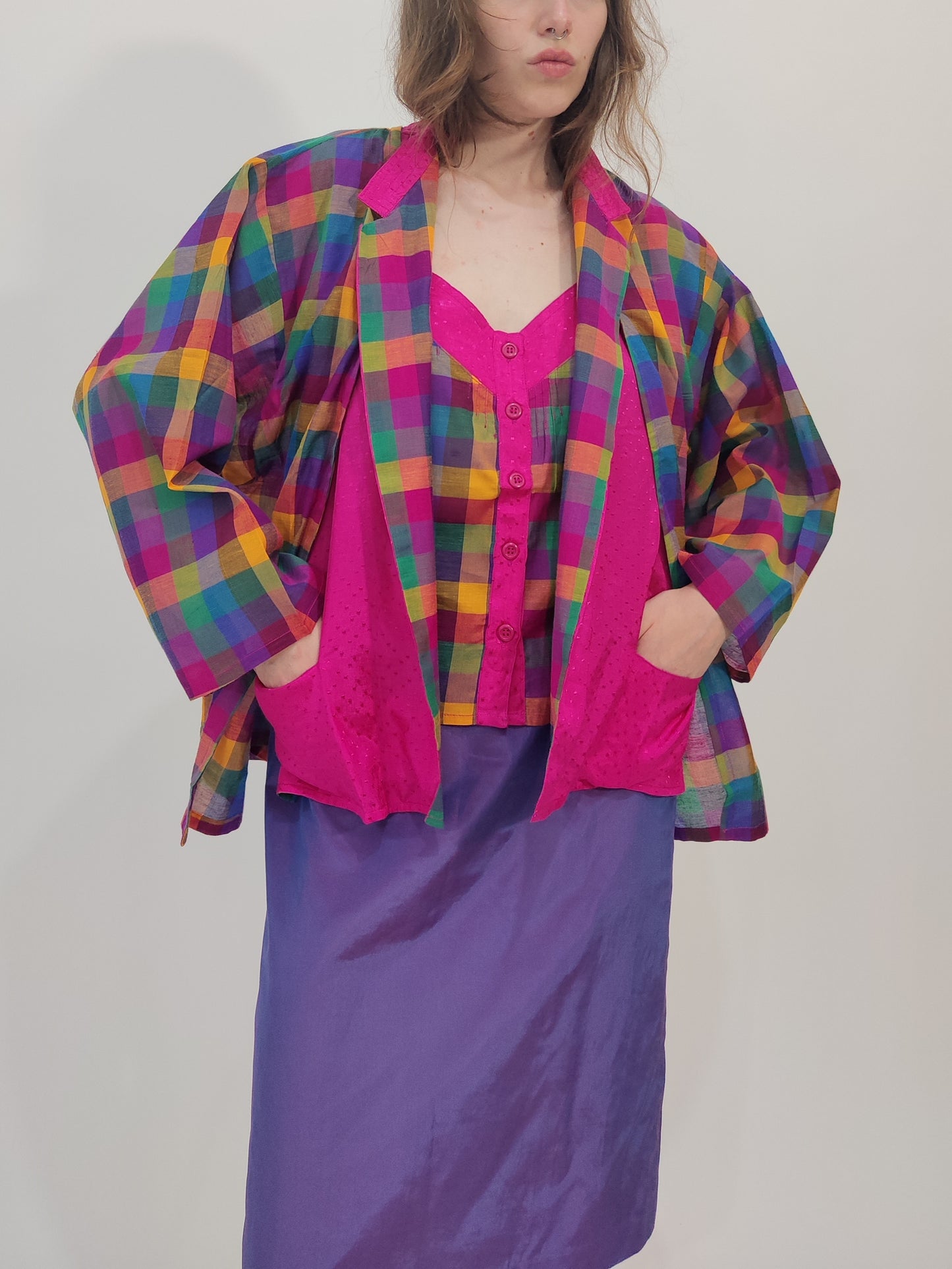 Vintage Deadstock Checkered Co-Ord
