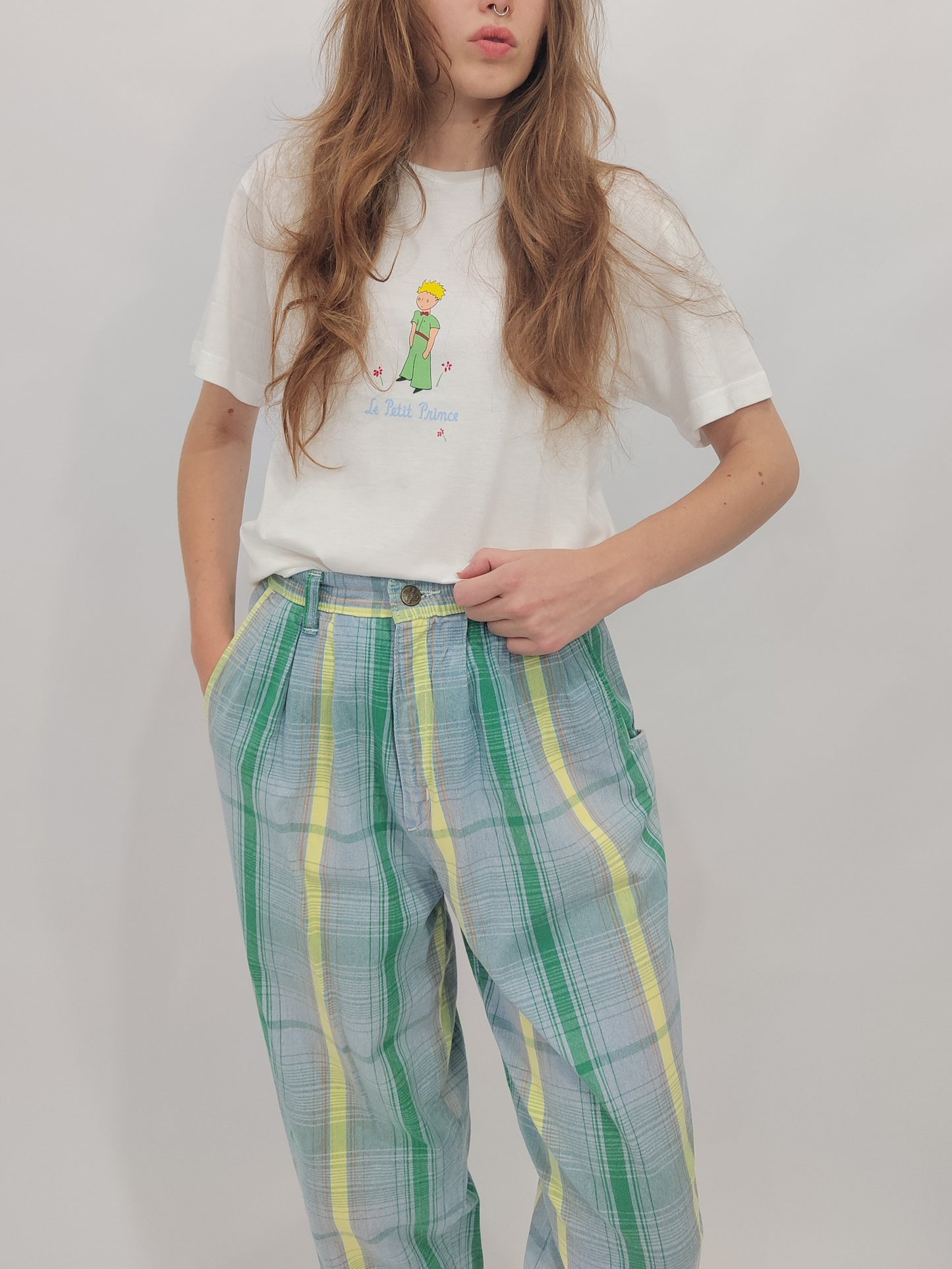 Vintage Checkered Trousers