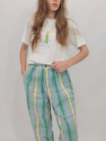 Vintage Checkered Trousers