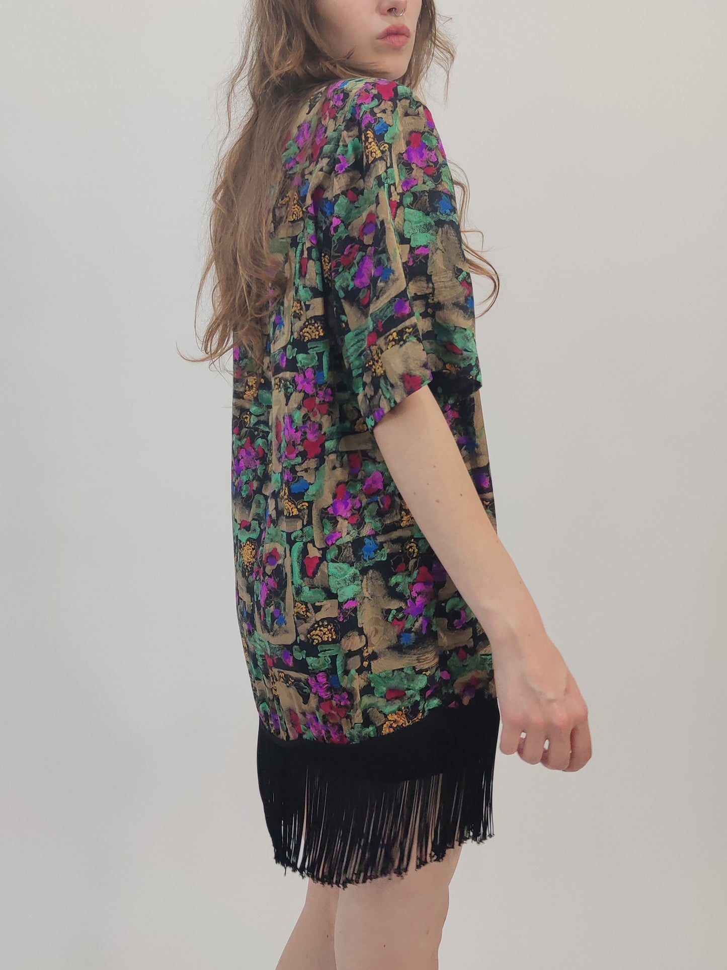 '80s Fringed Blouse