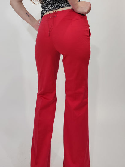 Late '90s Red Cotton Sailor Pants