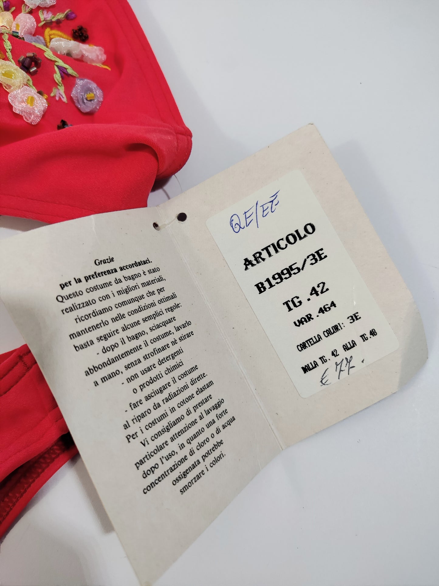 Refec Embroidered Deadstock Bikini - S/M