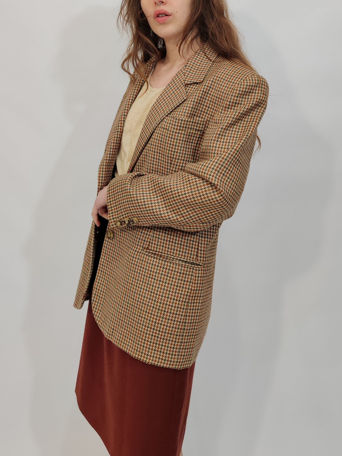 ‘80s Pure Wool Cream Blazer