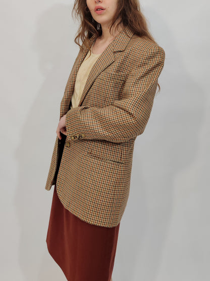 ‘80s Pure Wool Cream Blazer