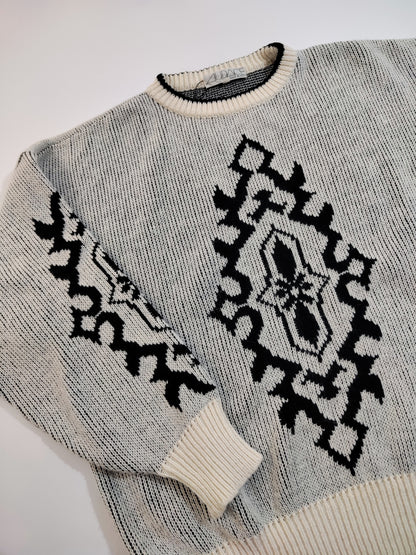 Late '80s Jacquard Pullover