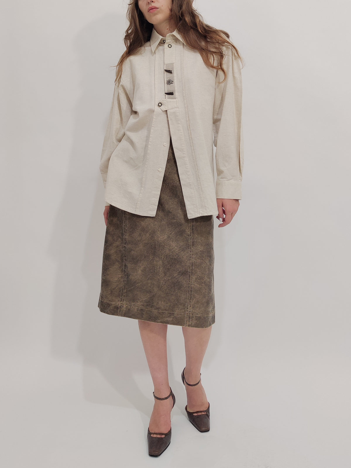 Cotton+Linen Trachten Shirt