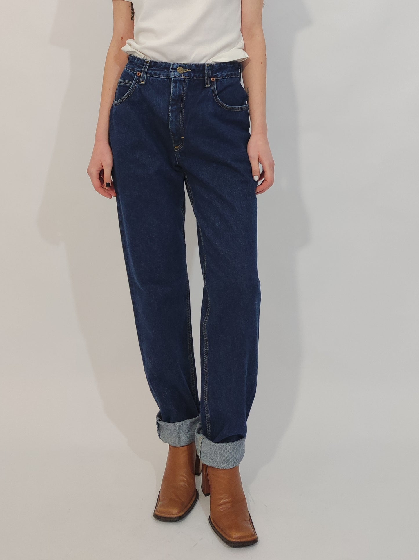 Lee Oklahoma Deadstock Jeans - Dark Wash - Size 32-33