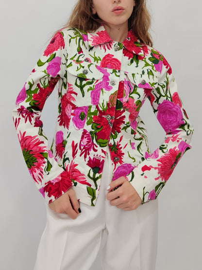 Ken Scott Floral Denim Jacket