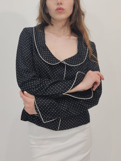ICE B By Iceberg Polka Dot Blazer
