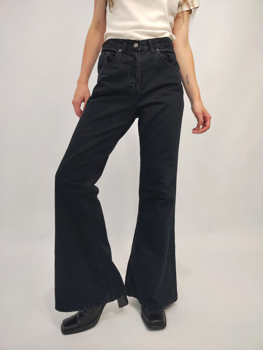 Vintage Flared Jeans - Black