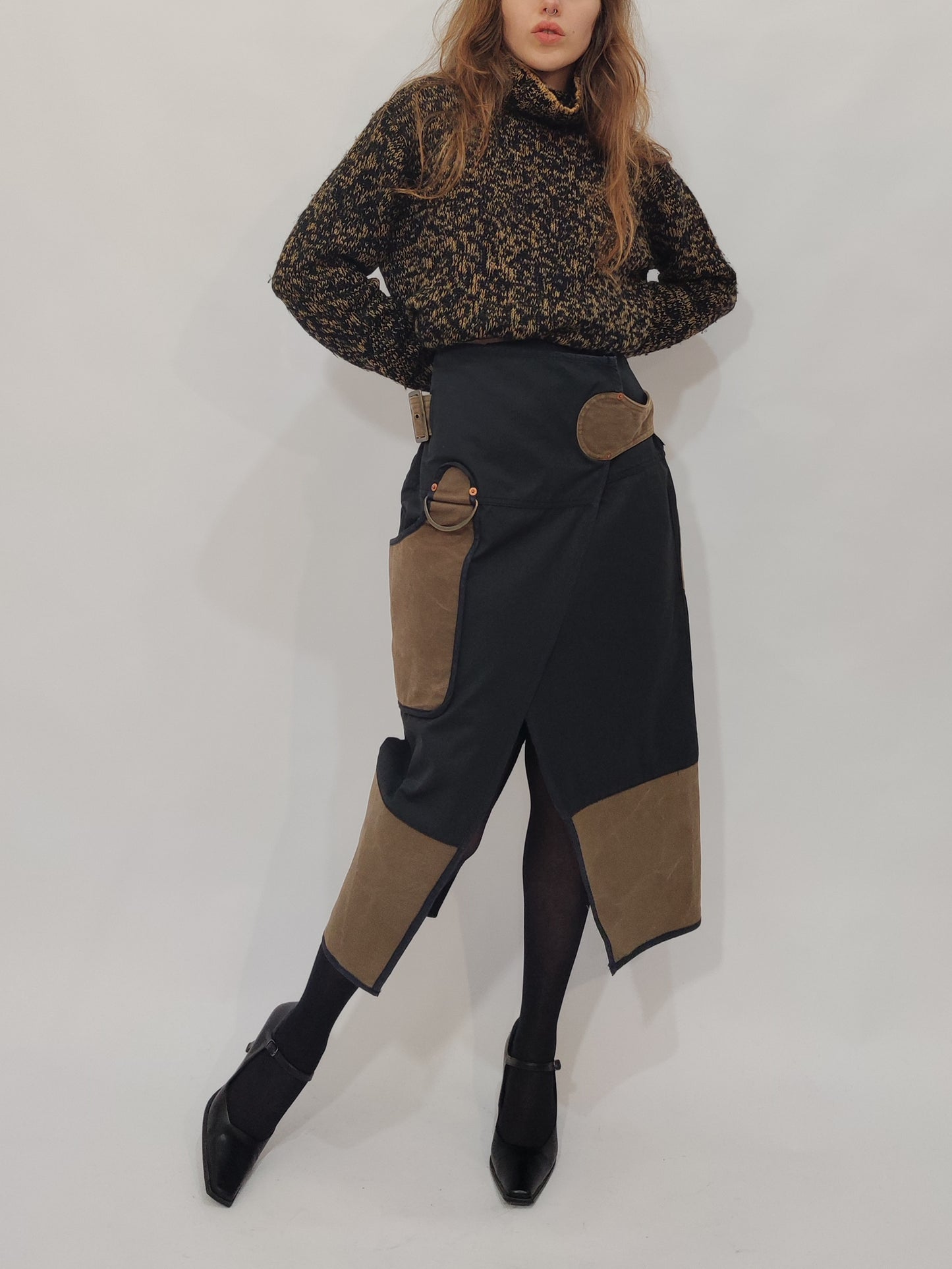 Michiko Koshino-Yen Jeans Skirt