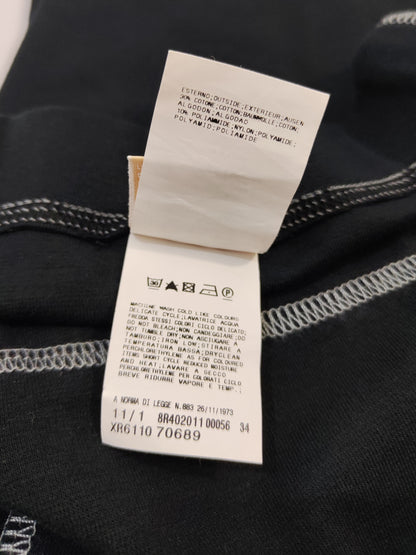 John Galliano Contrast Stitching Black Pants