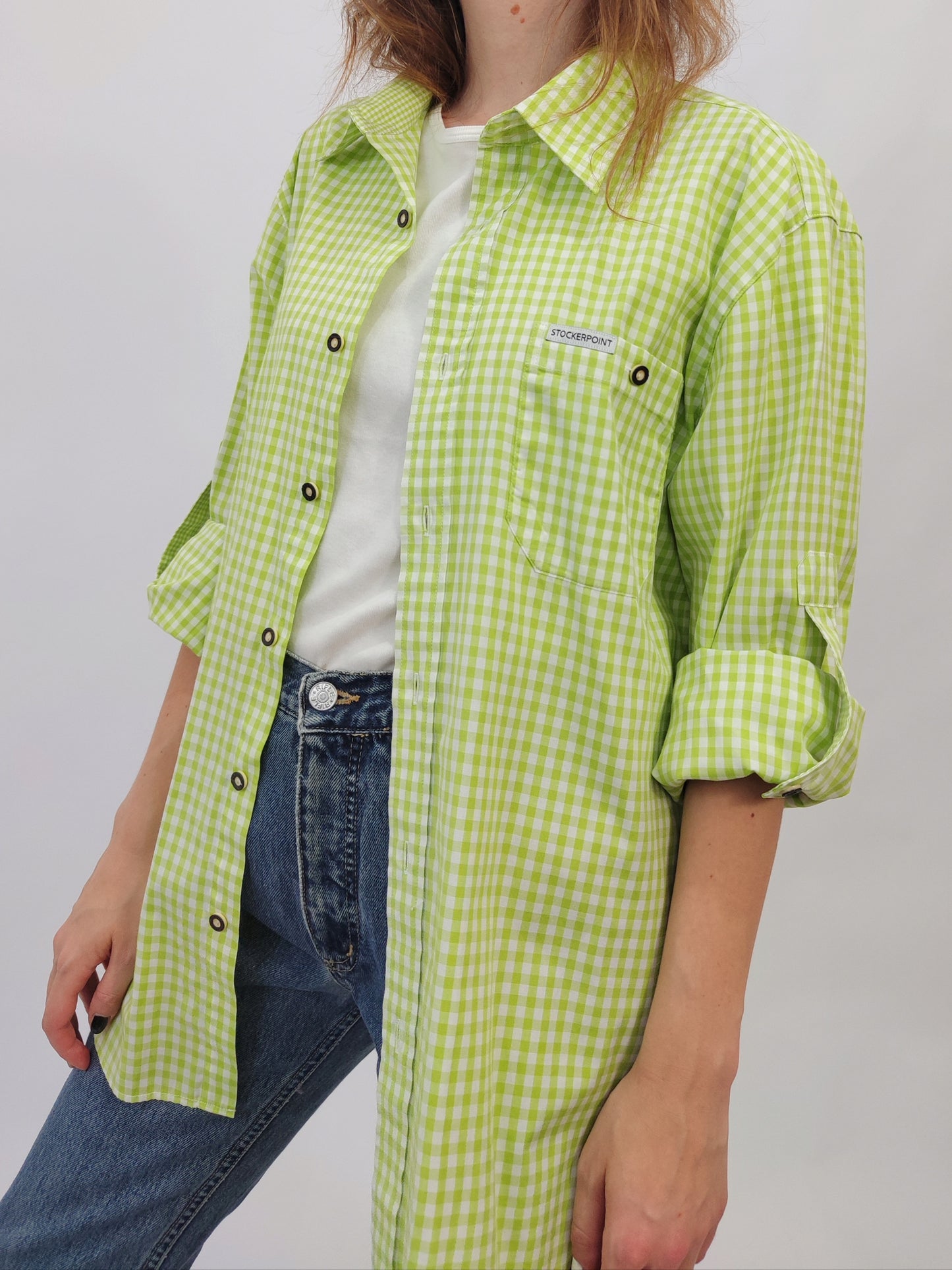 Stockerpoint Vintage Gingham Shirt - Men's