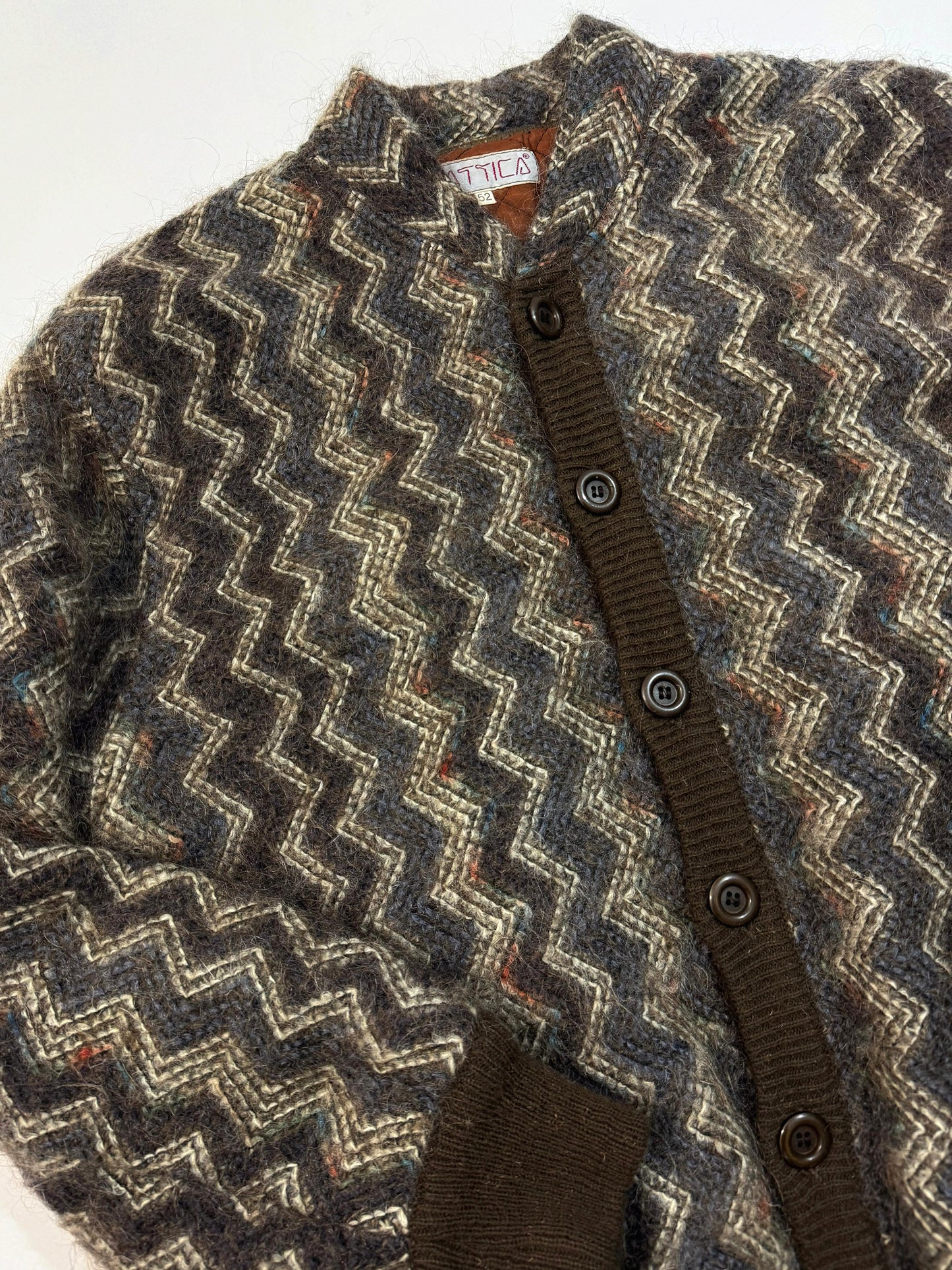 Early '80s Mohair Quilted Cardigan