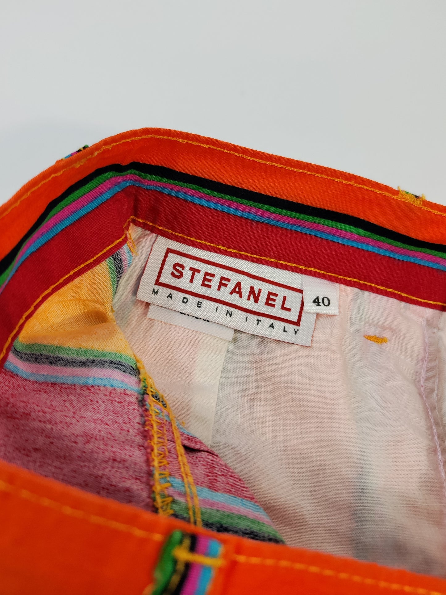 Stefanel Striped Vintage Skirt