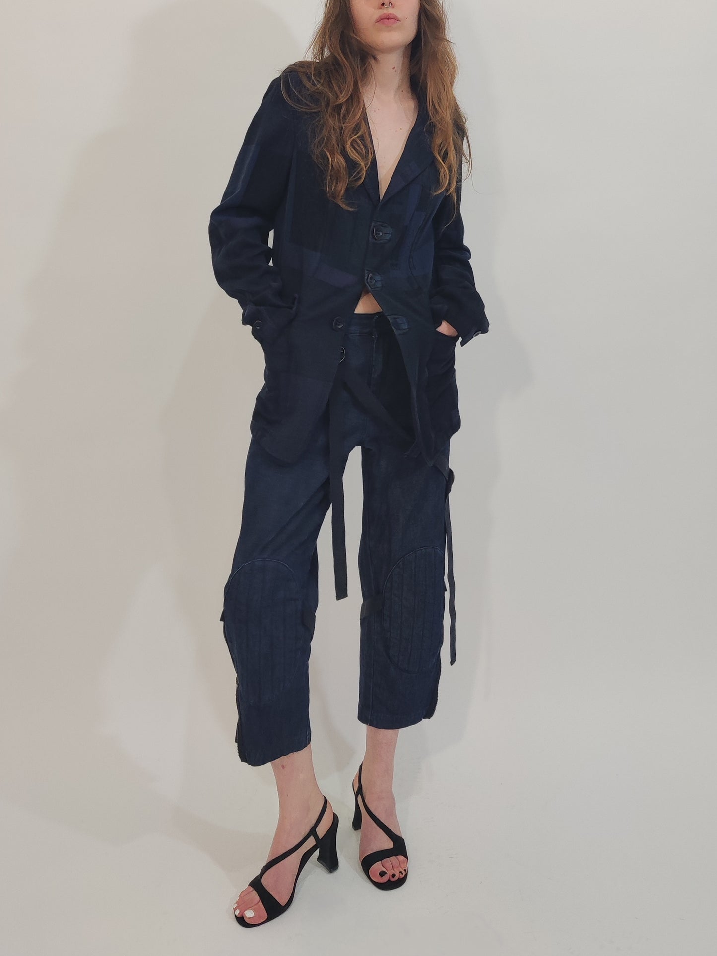 Marithé+François Girbaud Navy Blazer