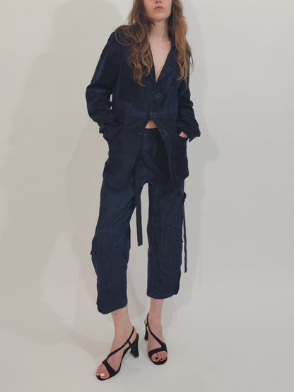 Marithé+François Girbaud Navy Blazer