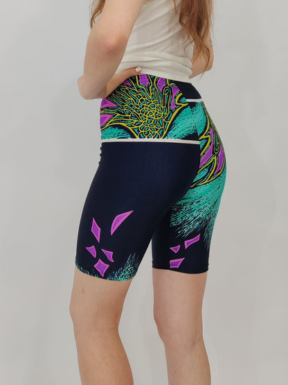 Vintage Biker Shorts - Pop Navy