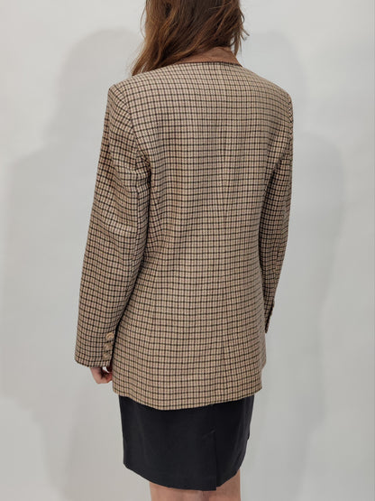 '80s Pure Wool Blush Blazer