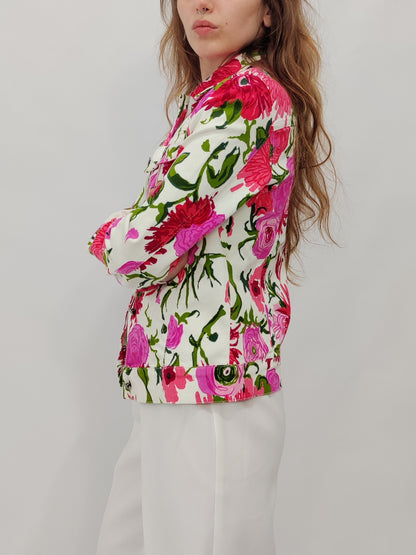 Ken Scott Floral Denim Jacket