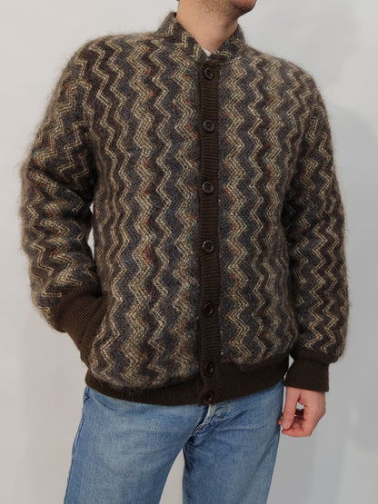Early '80s Mohair Quilted Cardigan
