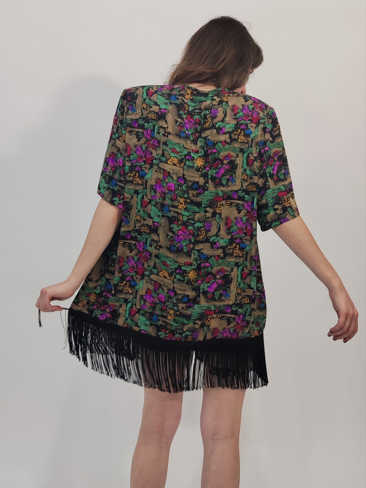 '80s Fringed Blouse