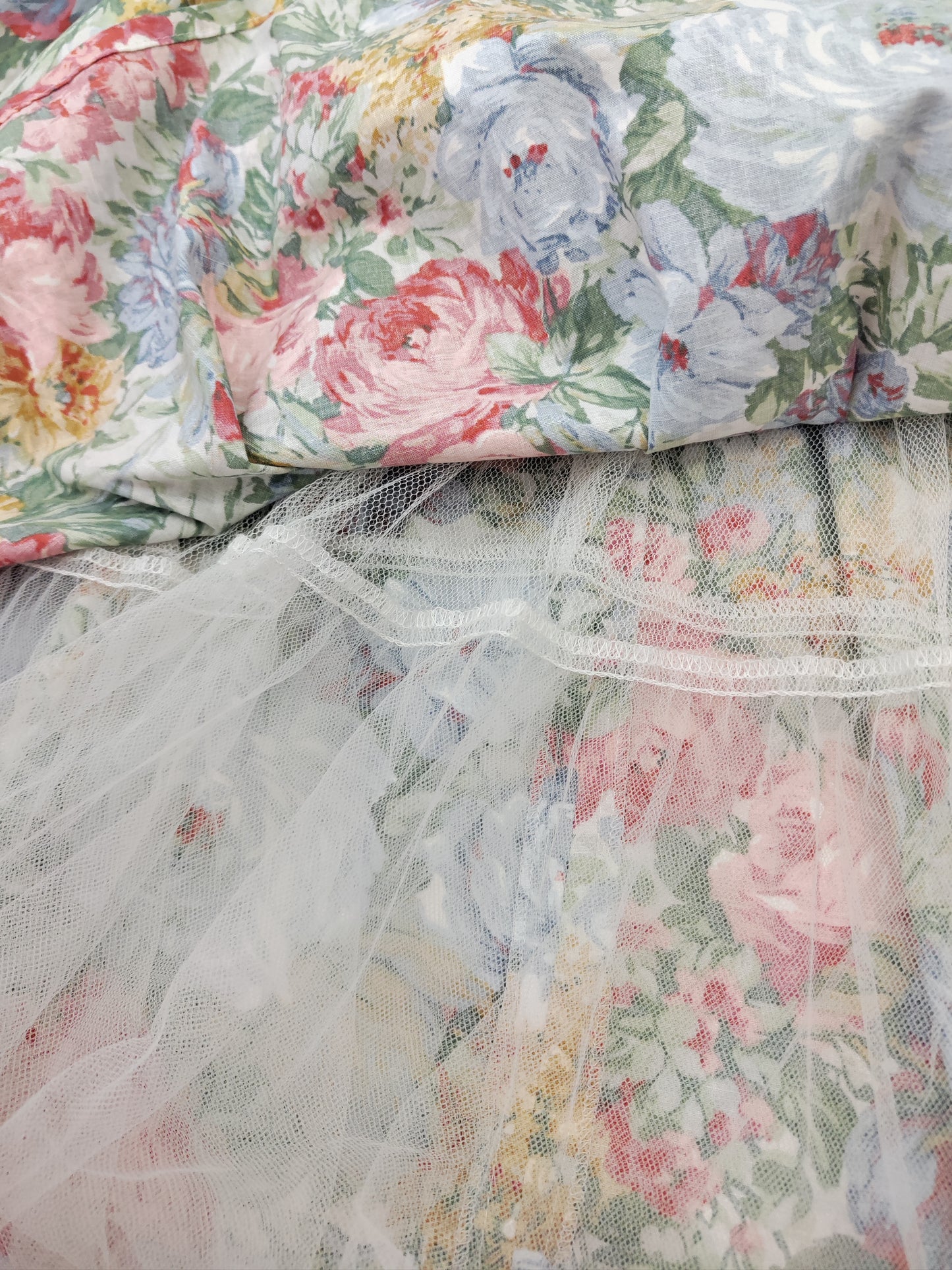 Early '80s Floral Cocktail Dress