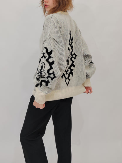 Late '80s Jacquard Pullover