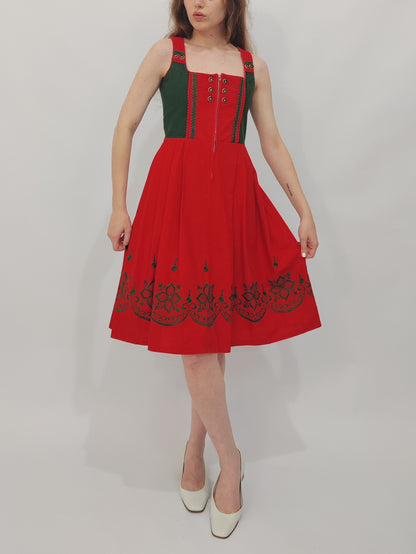 Vintage Trachten Dress