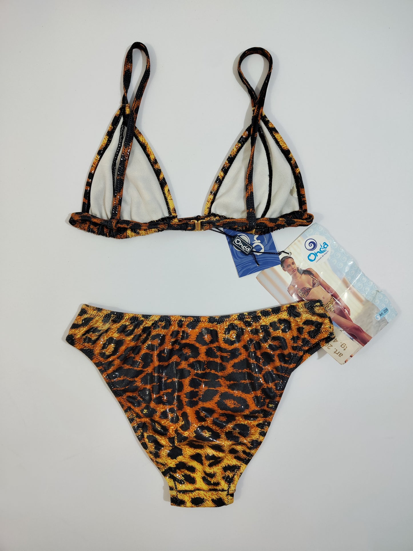 Deadstock 'Onda' Animalier Bikini - S/M