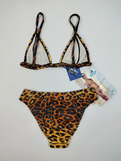 Deadstock 'Onda' Animalier Bikini - S/M