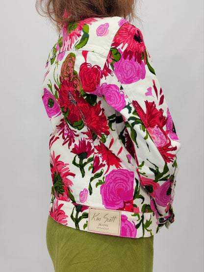 Ken Scott Floral Denim Jacket