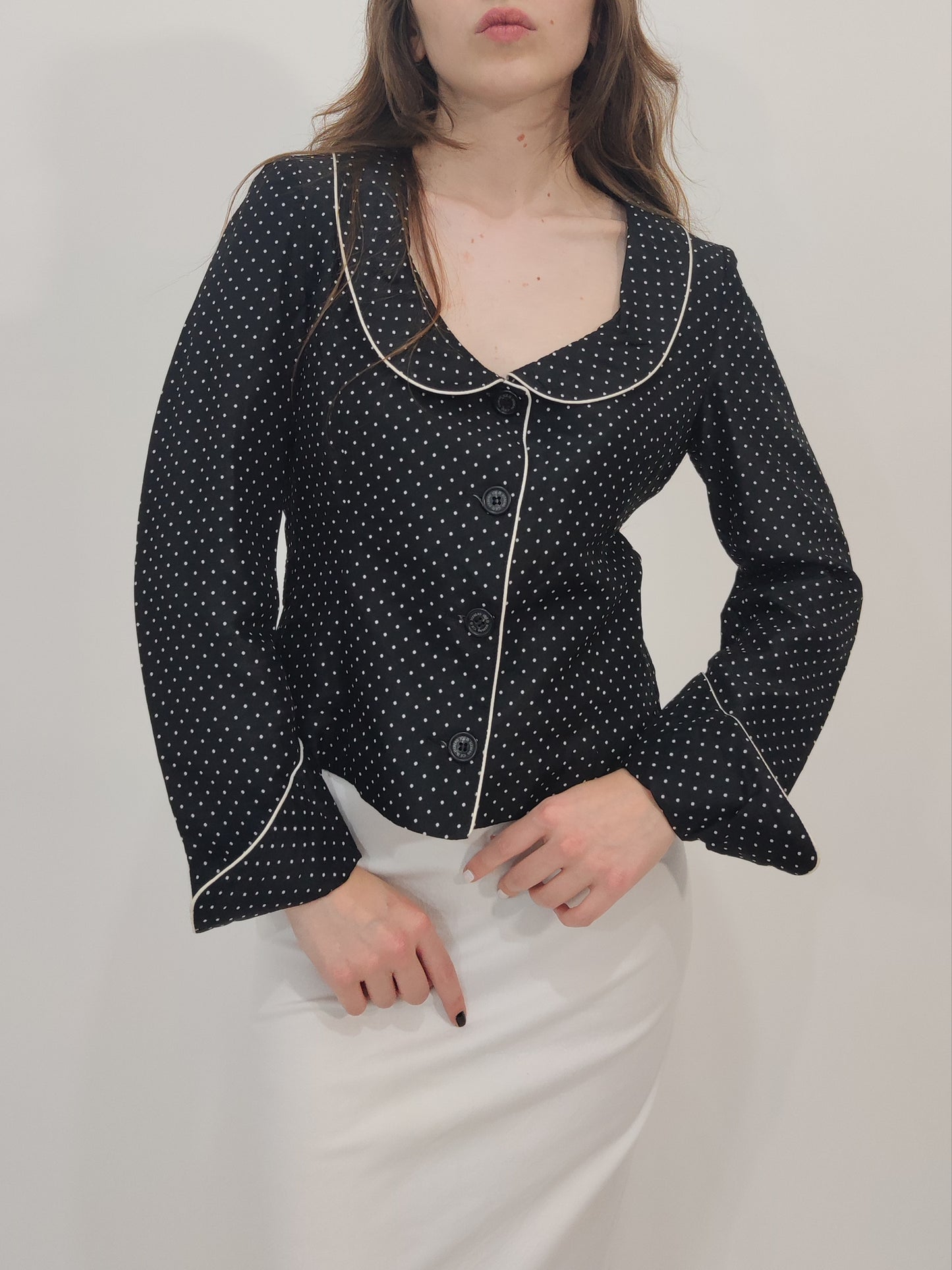 ICE B By Iceberg Polka Dot Blazer