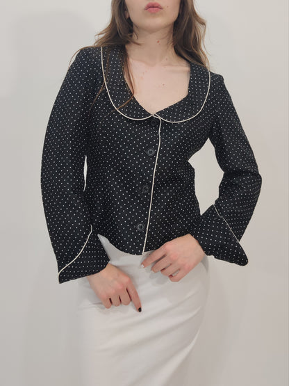 ICE B By Iceberg Polka Dot Blazer
