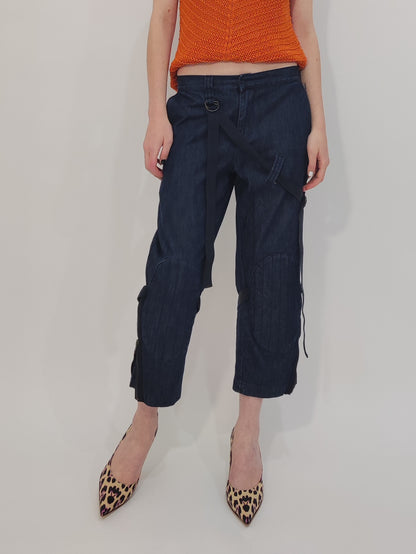 Y2K Capri Denim Pants