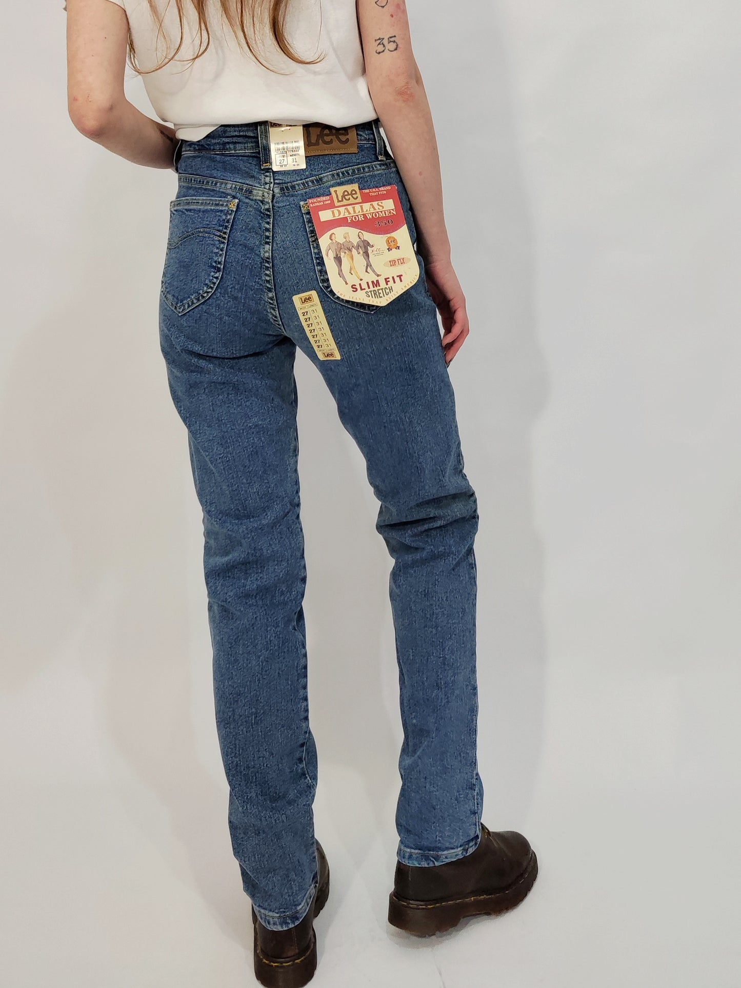 Lee Dallas Deadstock Jeans - Mid Wash - Size 27-31