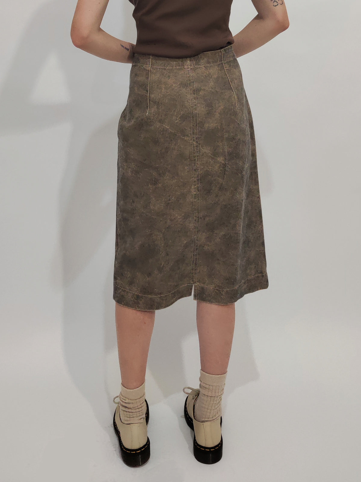 Giò Anna Made in Italy Cotton Skirt - M