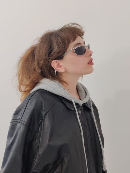 Katharine Hamnett Chain Sunglasses - Silver