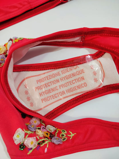 Refec Embroidered Deadstock Bikini - S/M